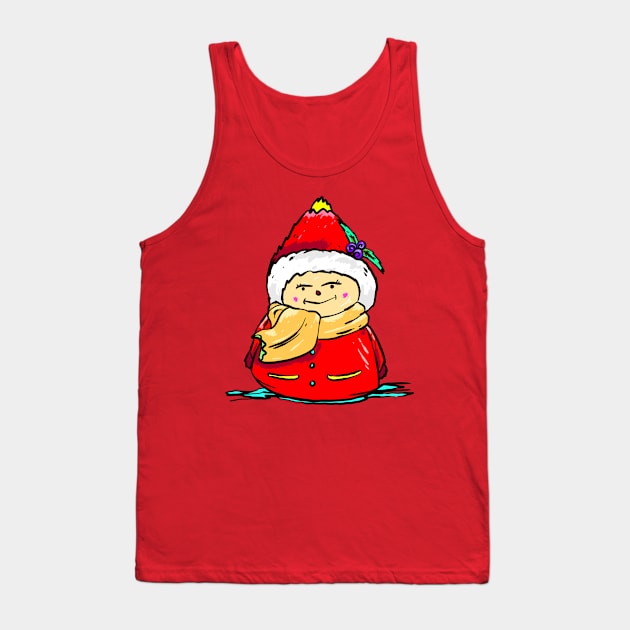 cute snowman Tank Top by pleasuretshirt